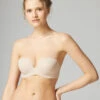 Simone Perele Essential Strapless Bra -PRIMADONNA Shop SimonePereleEssentialStraplessBraPeauRose13V303Front