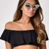 Unique Vintage Ramona Ruffle Swim Top -PRIMADONNA Shop Unique Vintage Ramona Top S 1