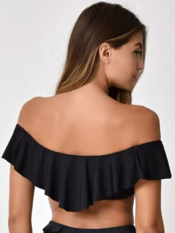 Unique Vintage Ramona Ruffle Swim Top -PRIMADONNA Shop Unique Vintage Ramona Top S 3