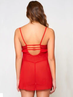 ICollection Daisy Babydoll 13 ICollection Daisy Babydoll -PRIMADONNA Shop iCollectionDaisyBabydollRed8101 X Back