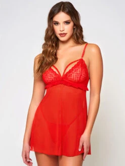 ICollection Daisy Babydoll 11 ICollection Daisy Babydoll -PRIMADONNA Shop iCollectionDaisyBabydollRed8101 X Front